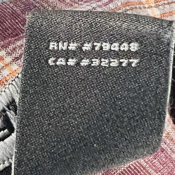 Marmot Flannel Shirt Mens Medium Brown Button Down Outdoor Long Sleeve Core - Picture 14 of 16